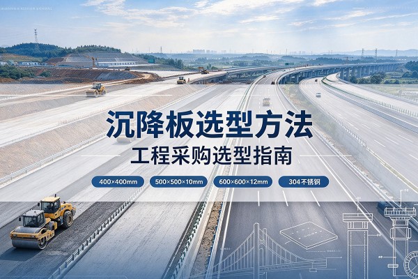 雨城沉降板选择方法